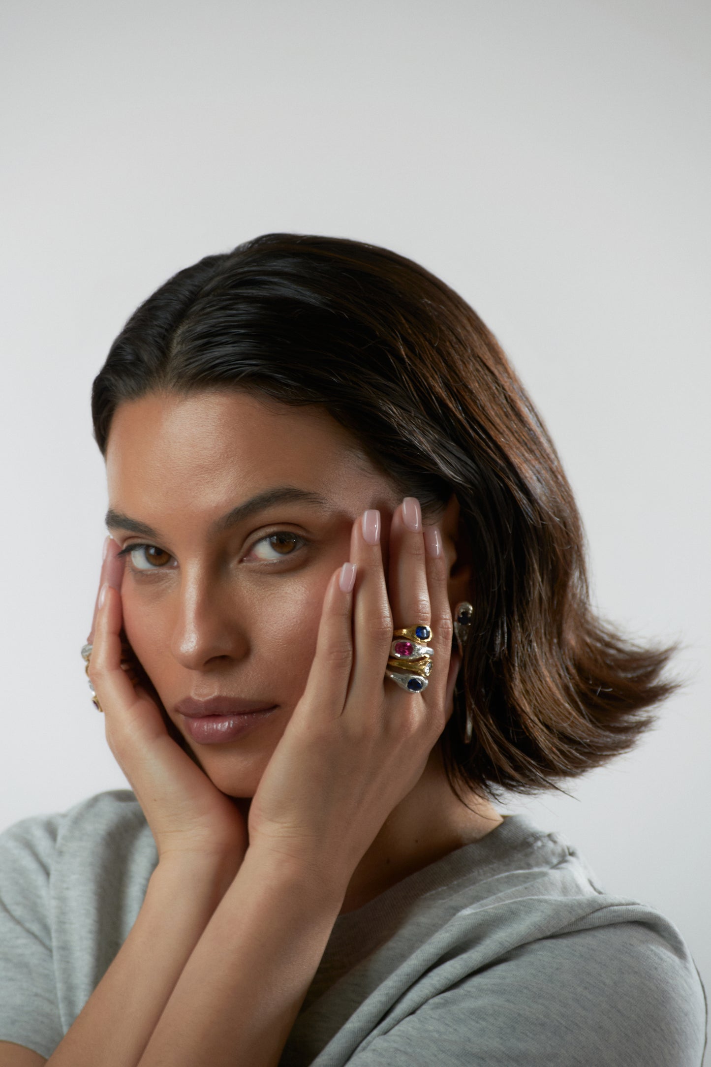 Core Lava Ring - Bronce Enchapado en Oro