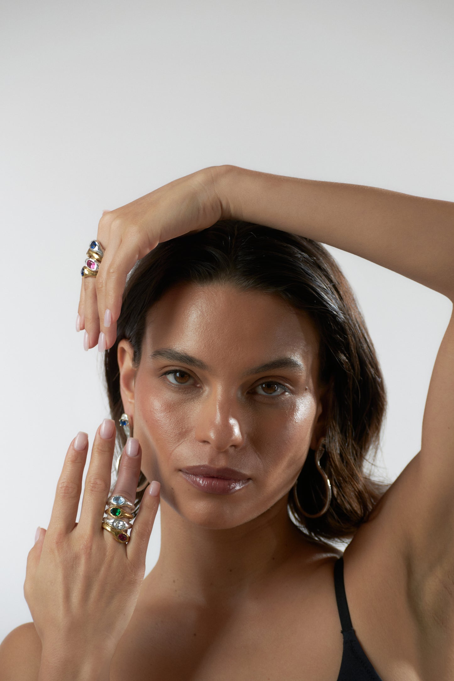Core Lava Ring - Bronce Enchapado en Oro
