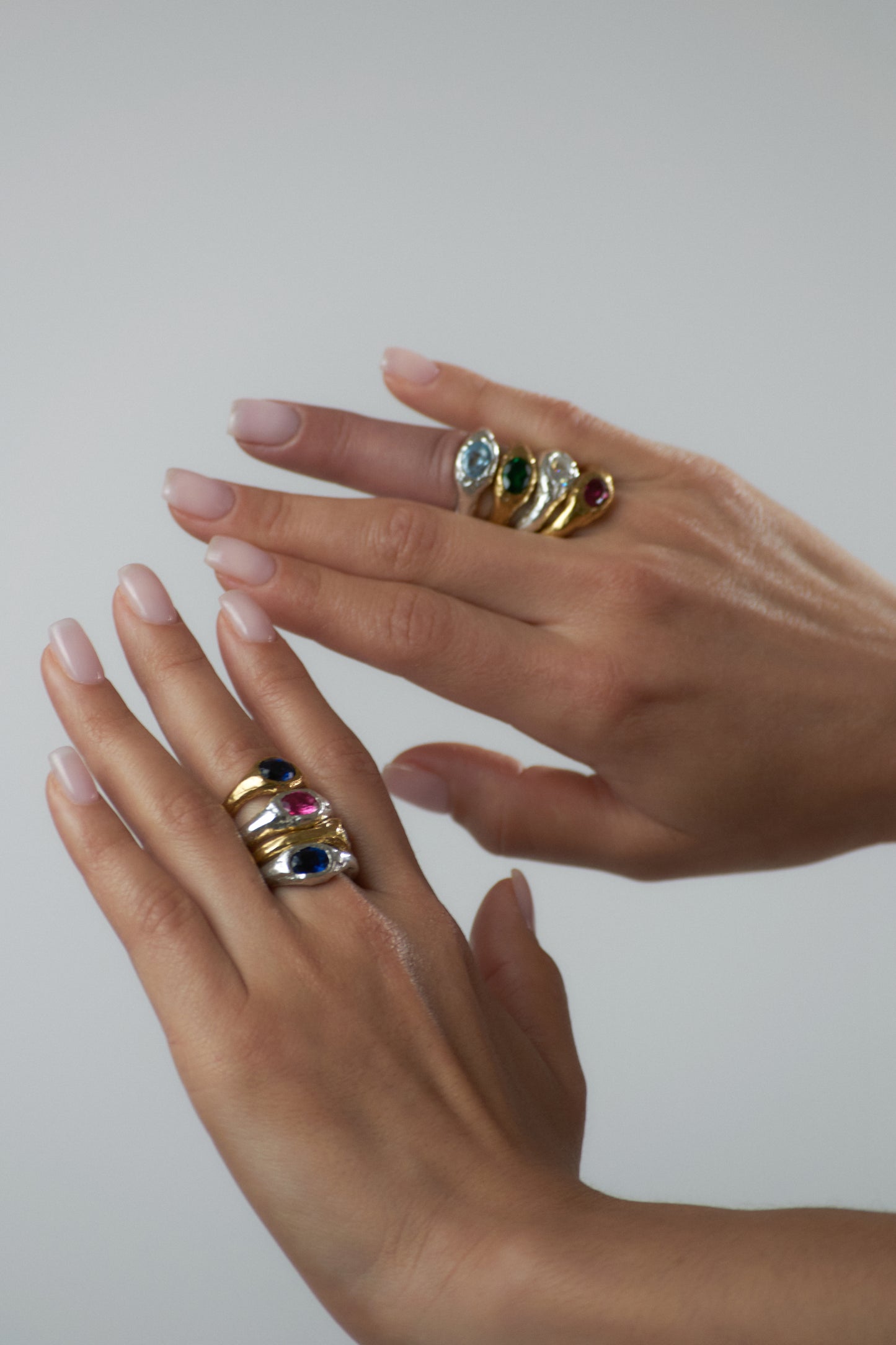 Core Lava Ring - Bronce Enchapado en Oro