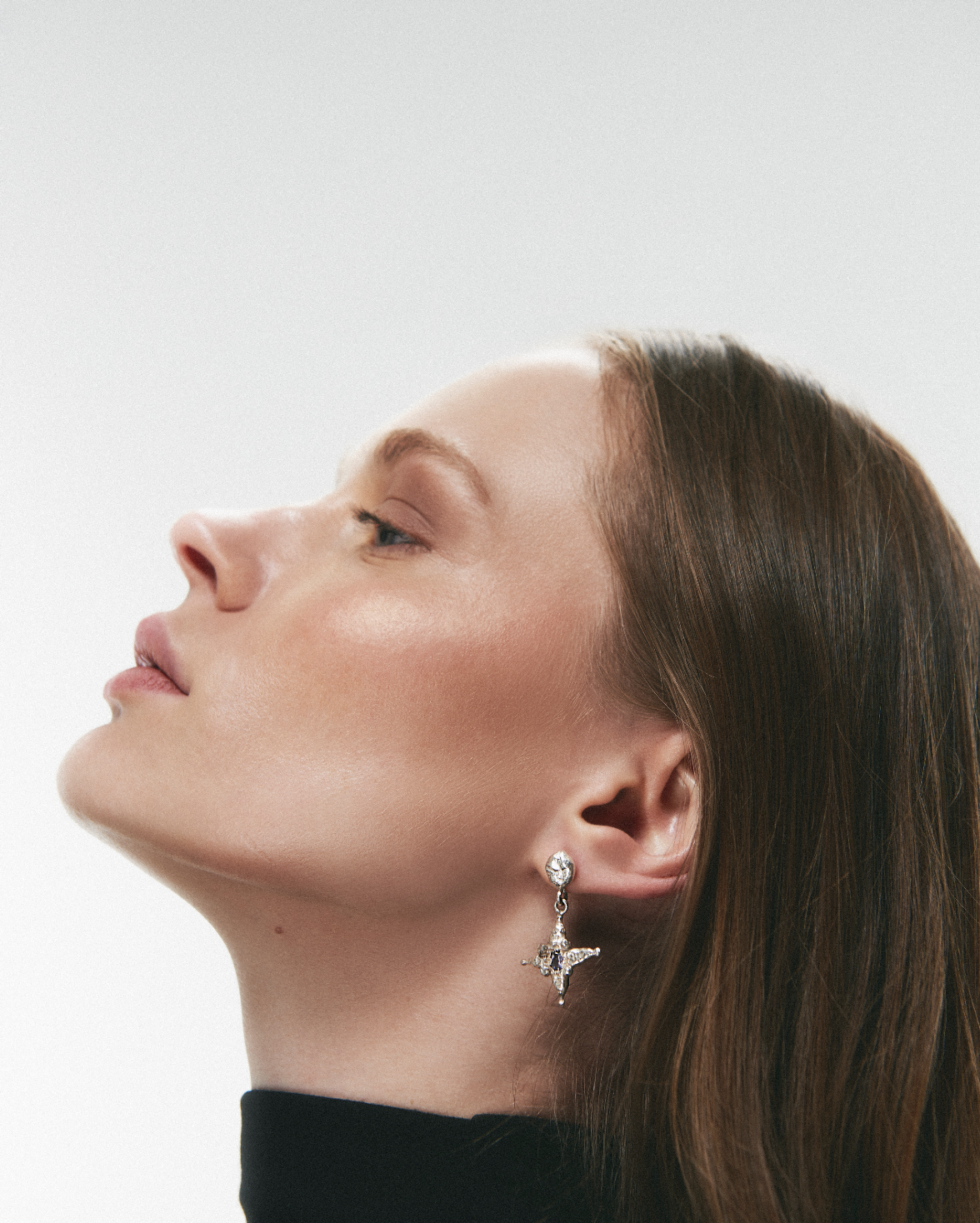 The Star Studs — Silver