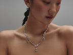 The Teardrop Necklace — Silver