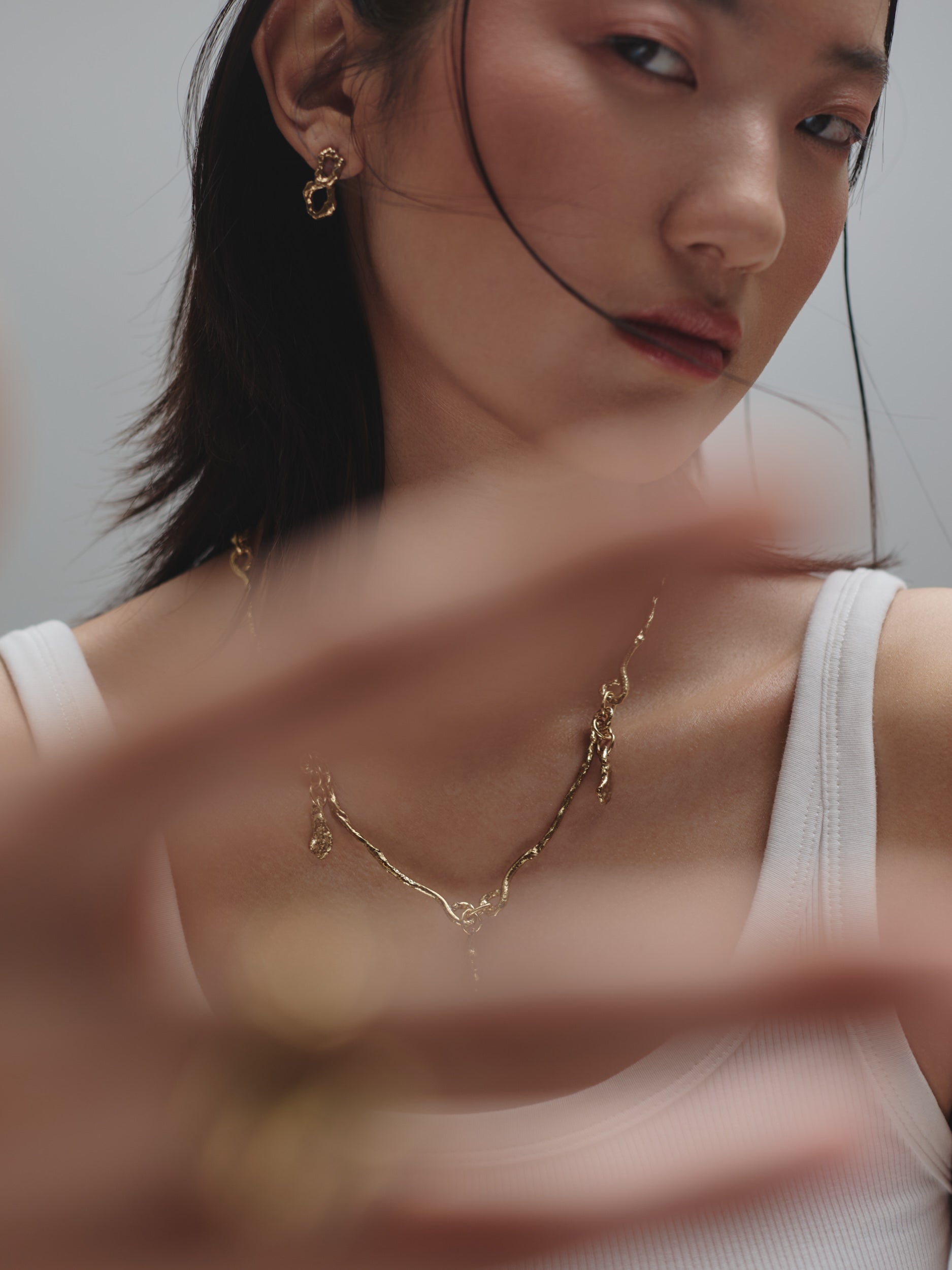 The Teardrop Necklace — Gold