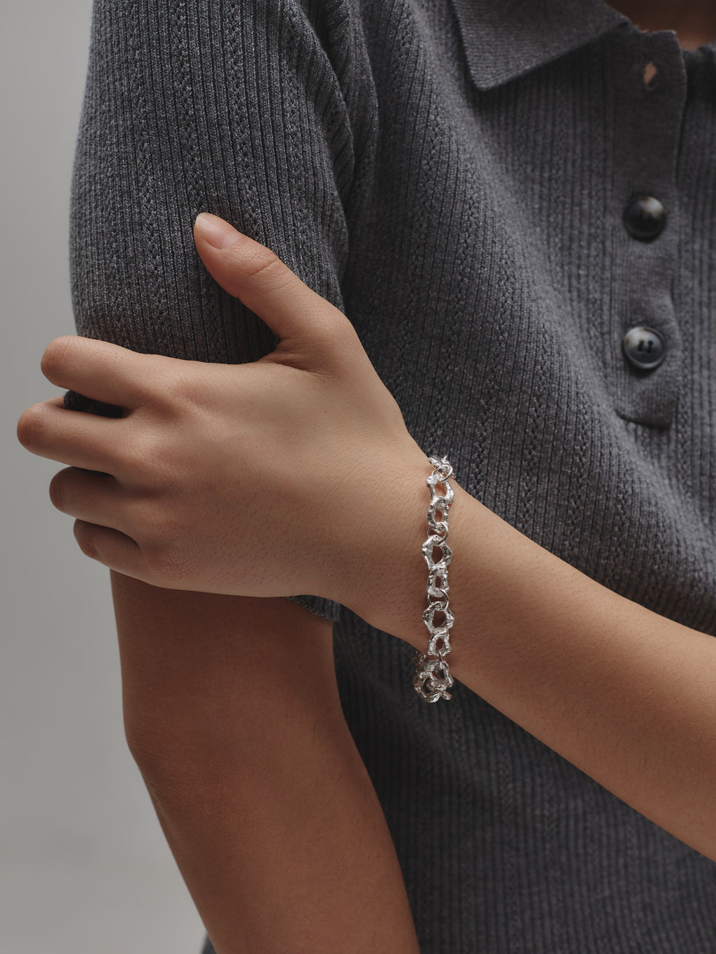 The Link Bracelet — Silver