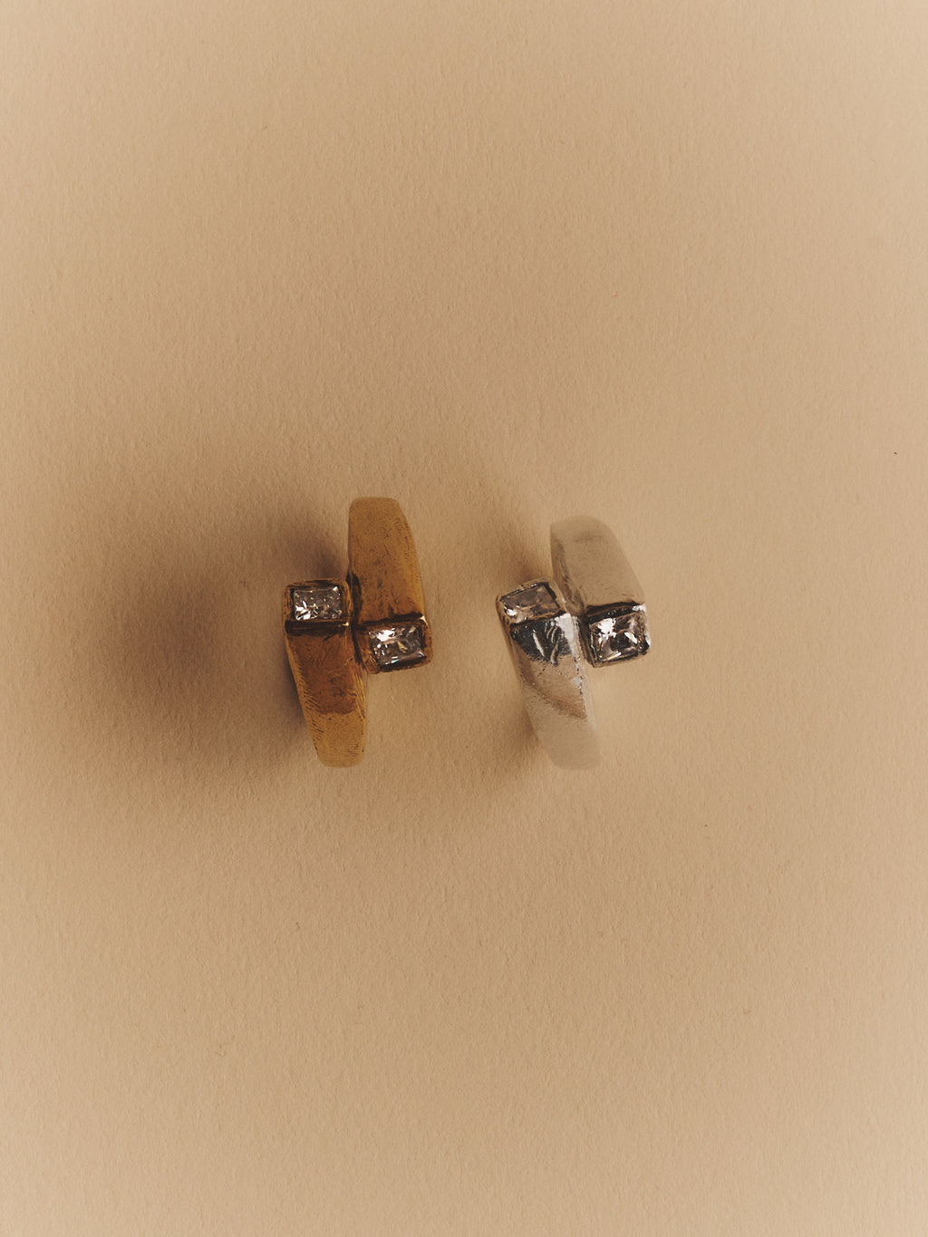 The Offset Ring — Silver