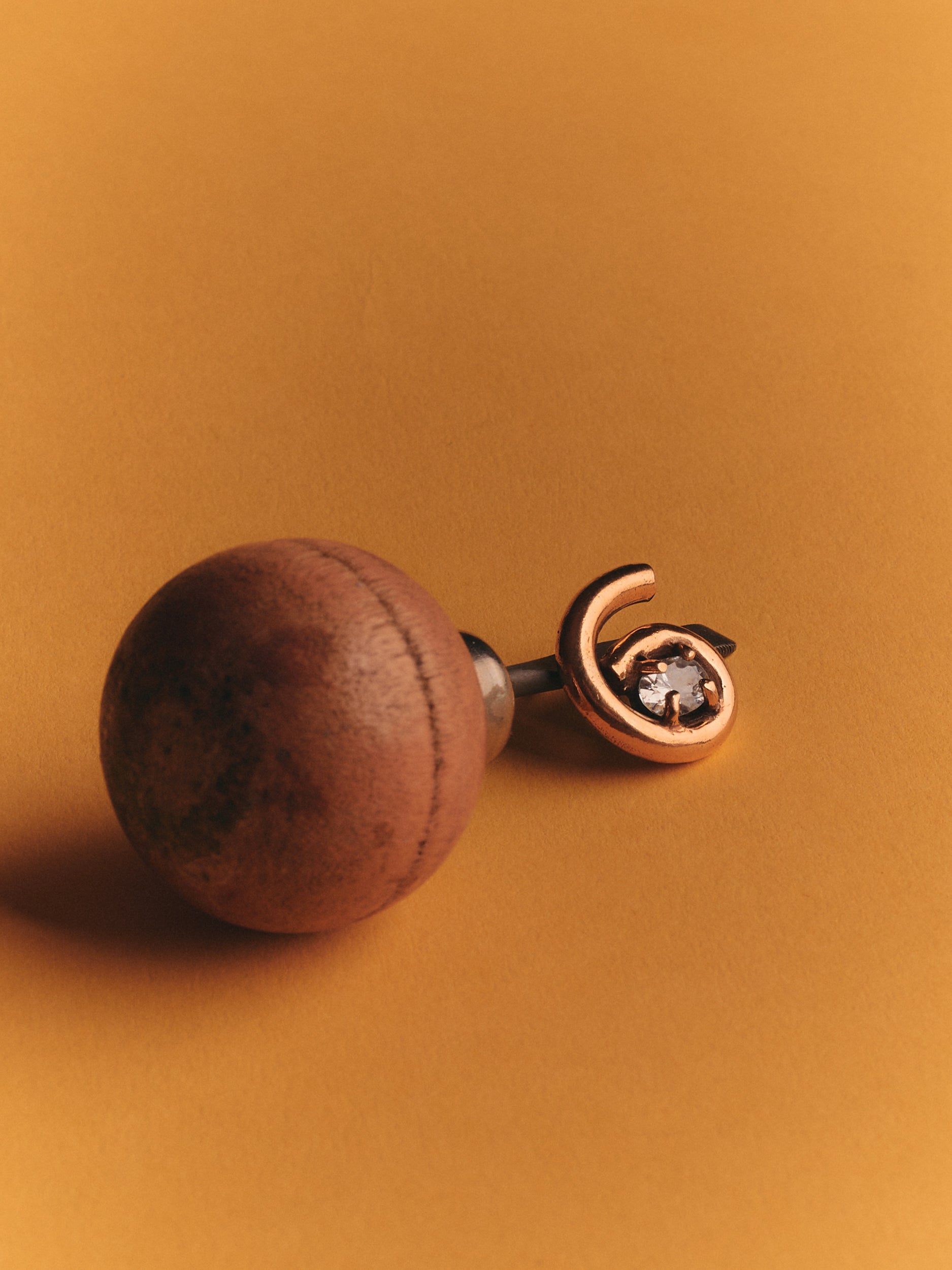 The Spiral Studs — Gold