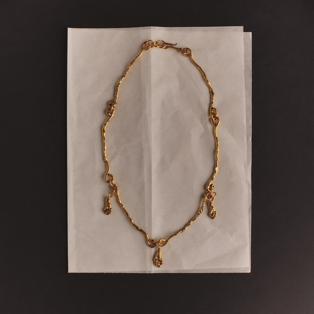 The Teardrop Necklace — Gold