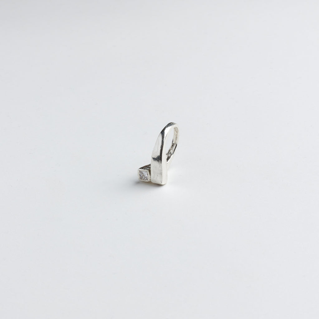 The Offset Ring — Silver