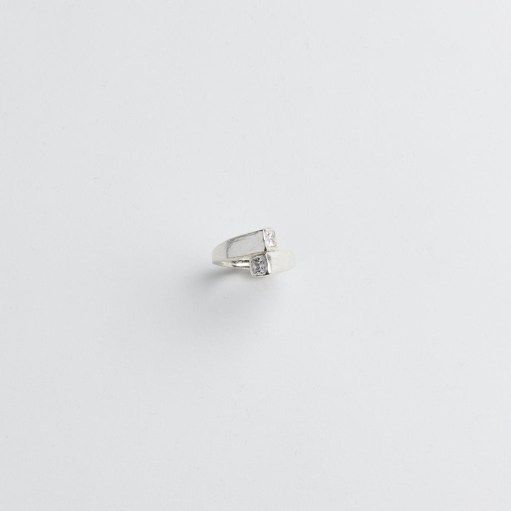 The Offset Ring — Silver