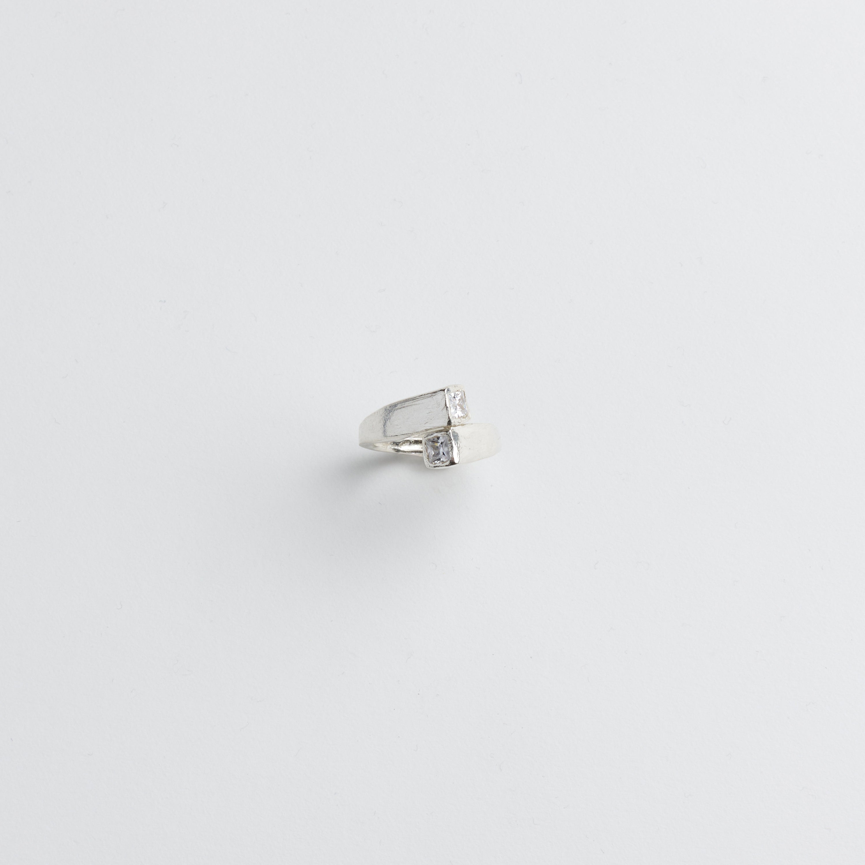 The Offset Ring — Silver