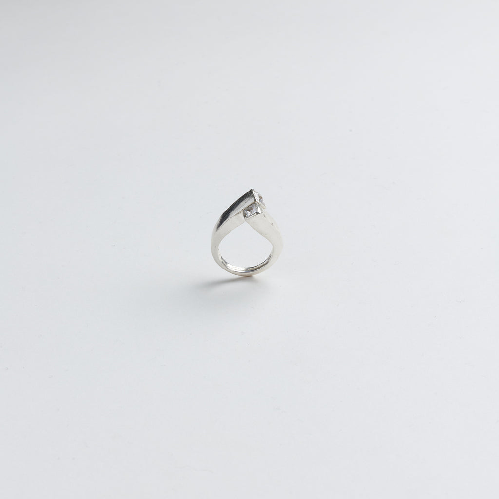 The Offset Ring — Silver