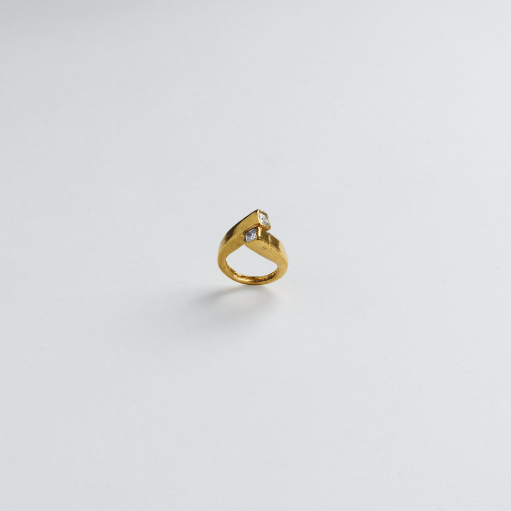 The Offset Ring — Gold