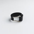 The Leather Cuff — Silver