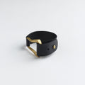 The Leather Cuff — Gold