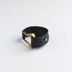 The Leather Cuff — Gold