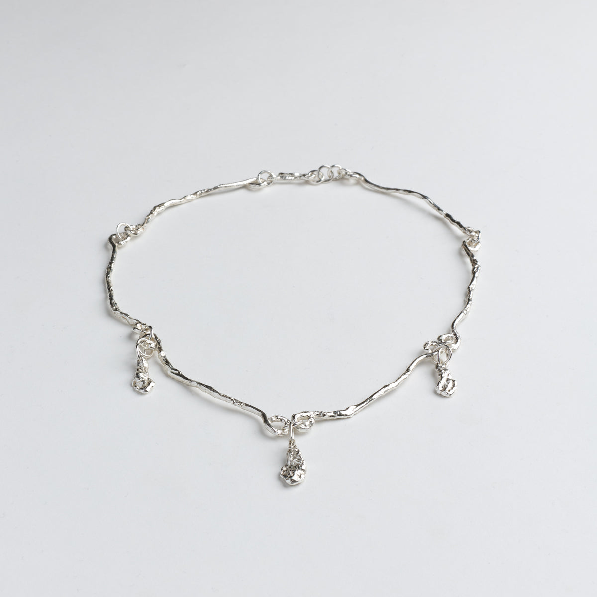 The Teardrop Necklace — Silver