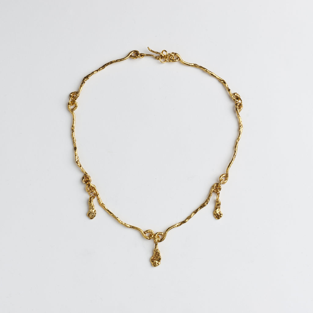The Teardrop Necklace — Gold