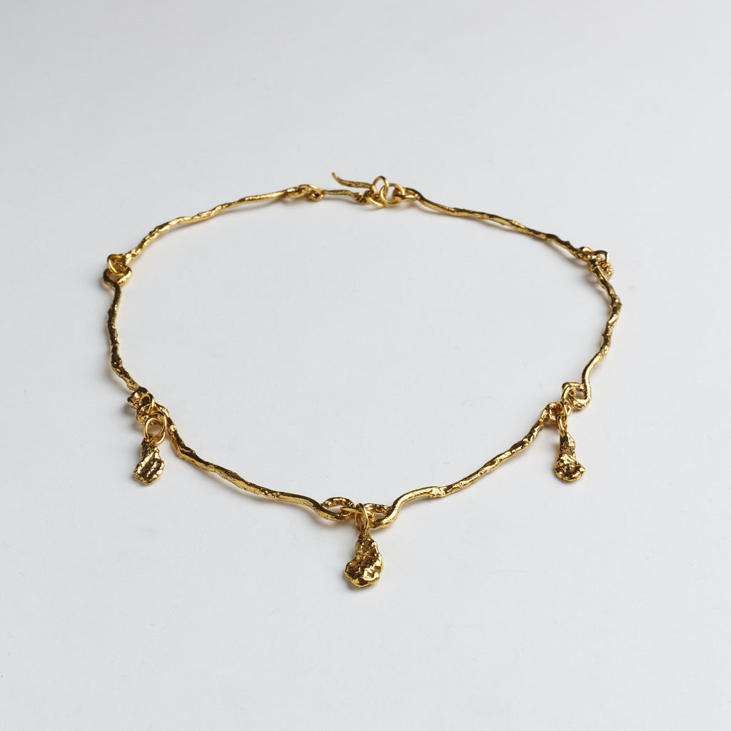 The Teardrop Necklace — Gold