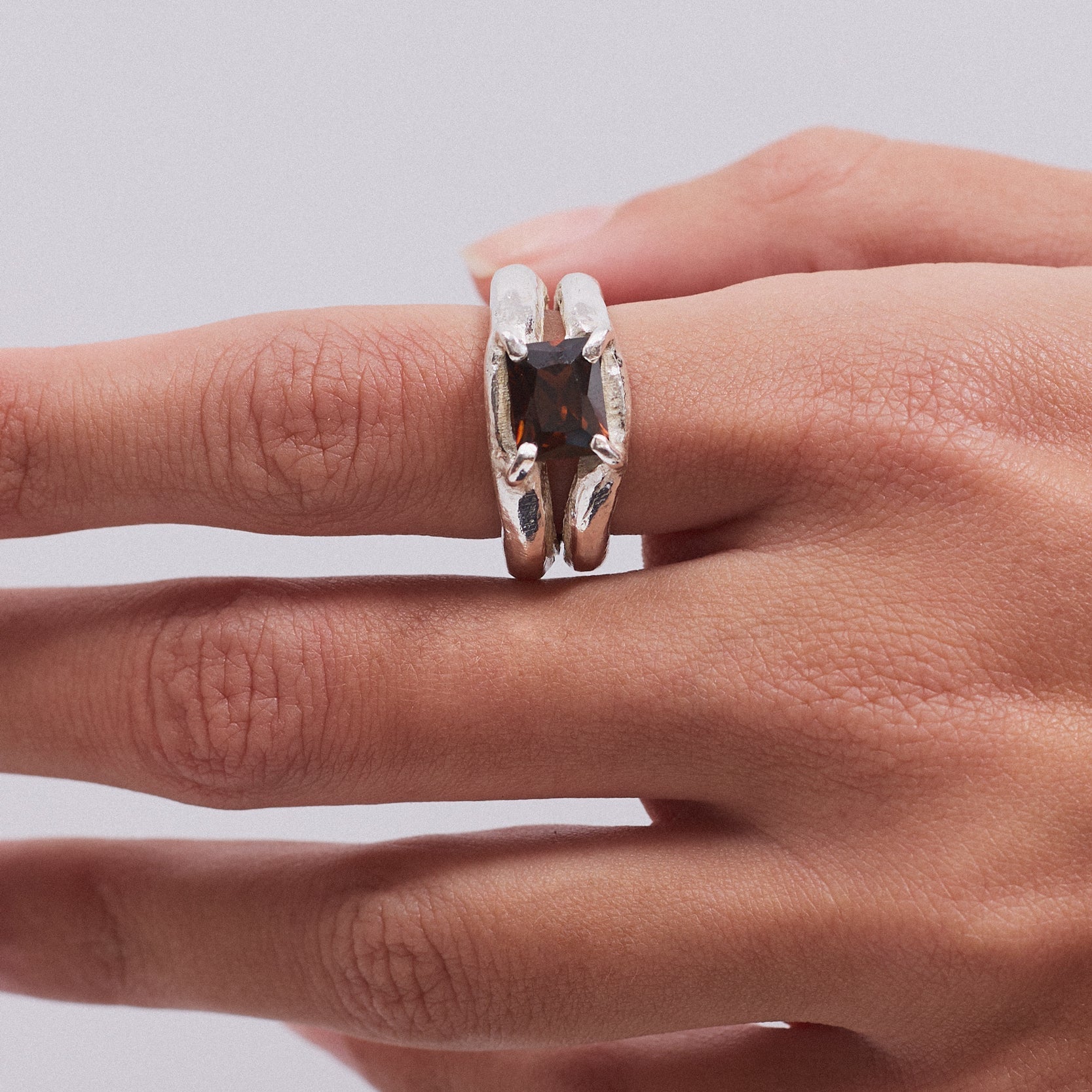 The Ring / Amber — Silver