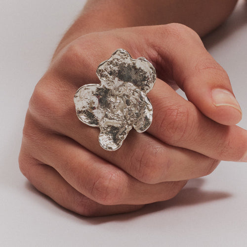 Fleur de Feu Ring — Silver