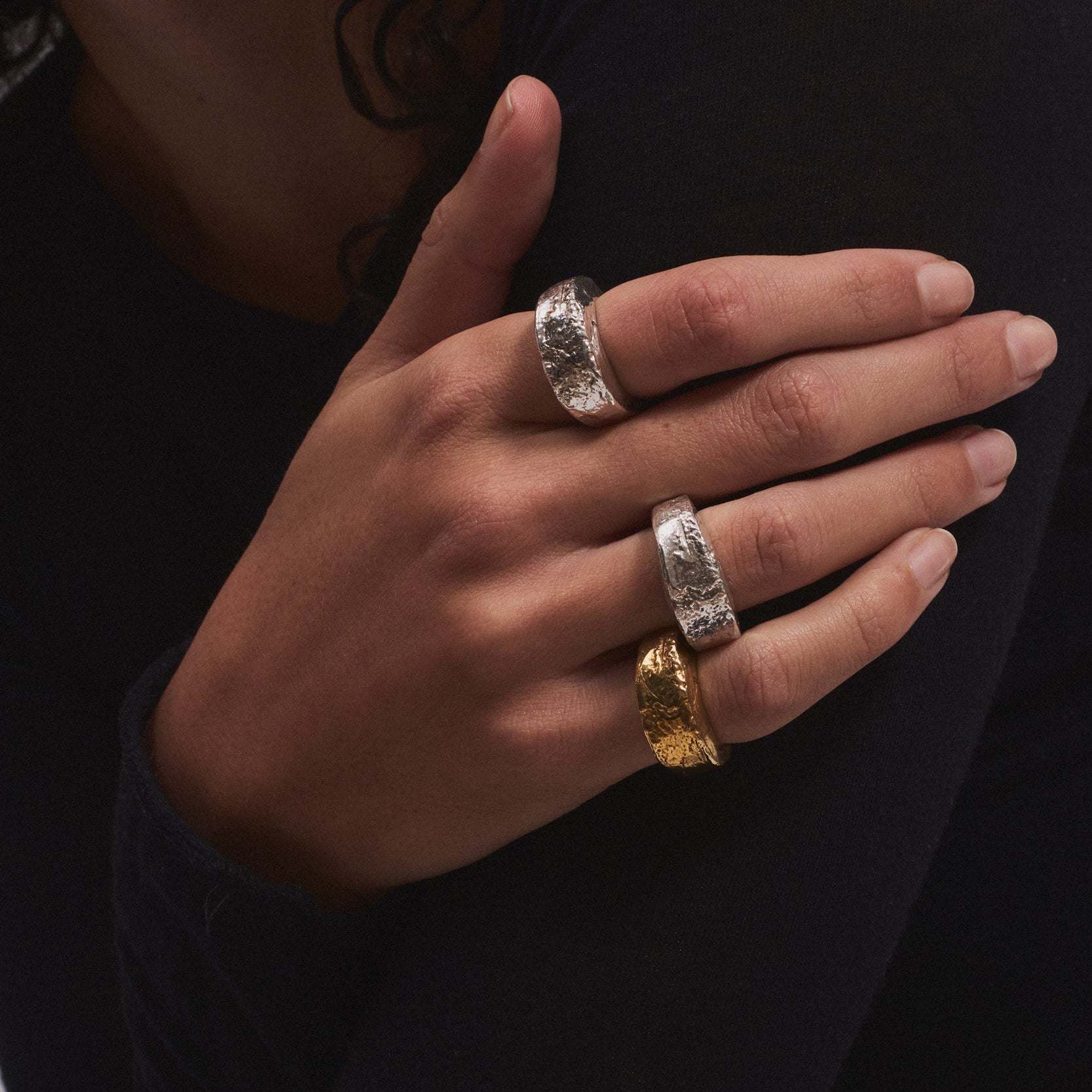 The Molten Ring — Silver