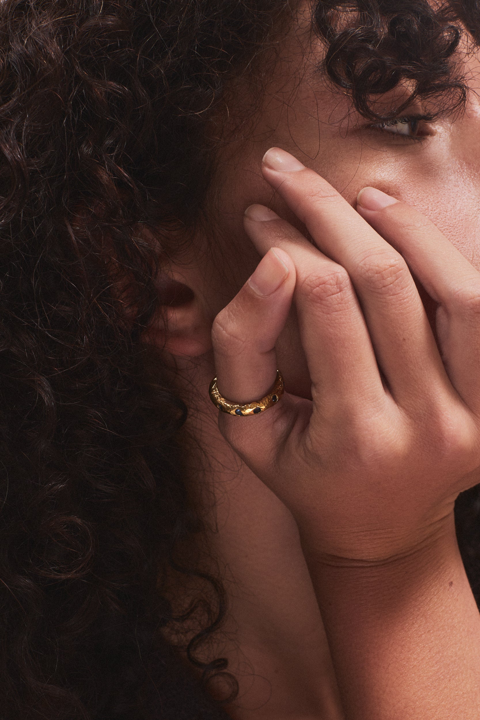 Whisper Lava Ring — Gold