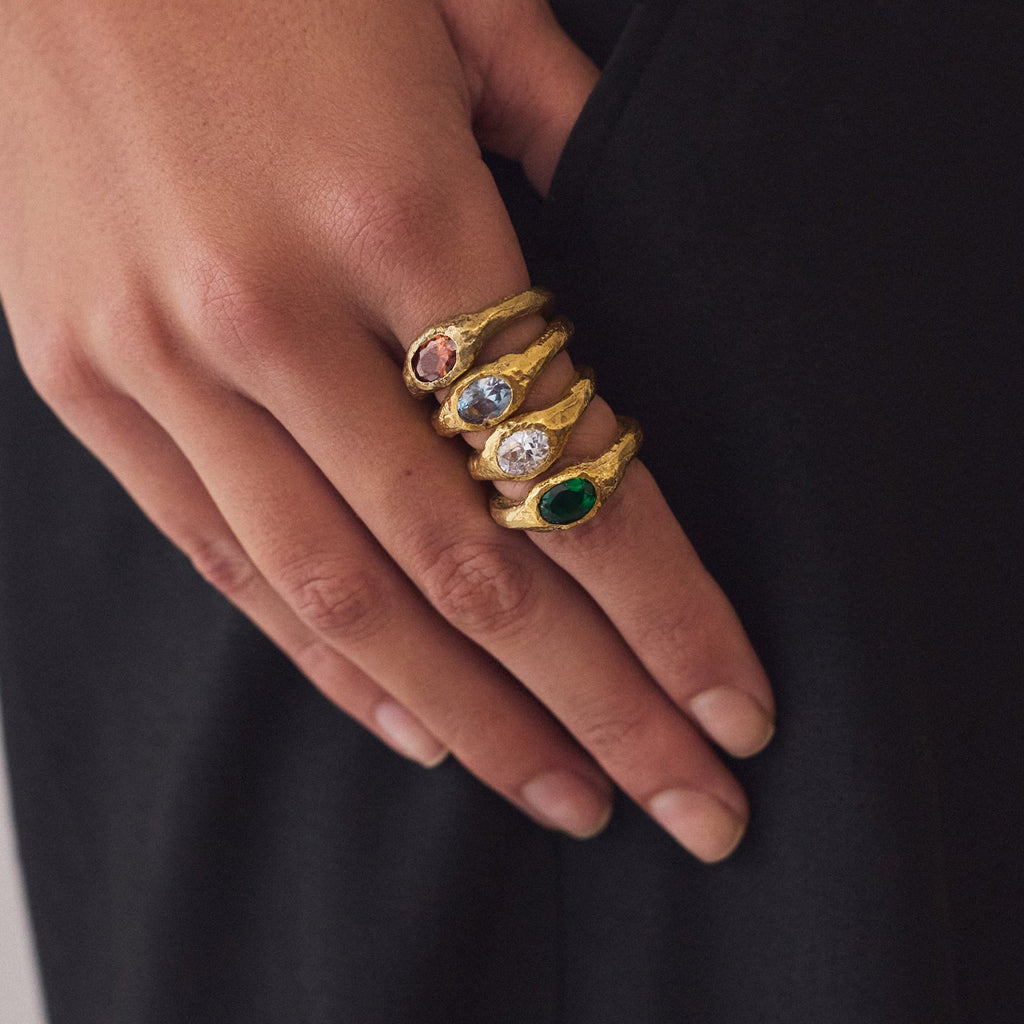 Core Lava Ring — Gold