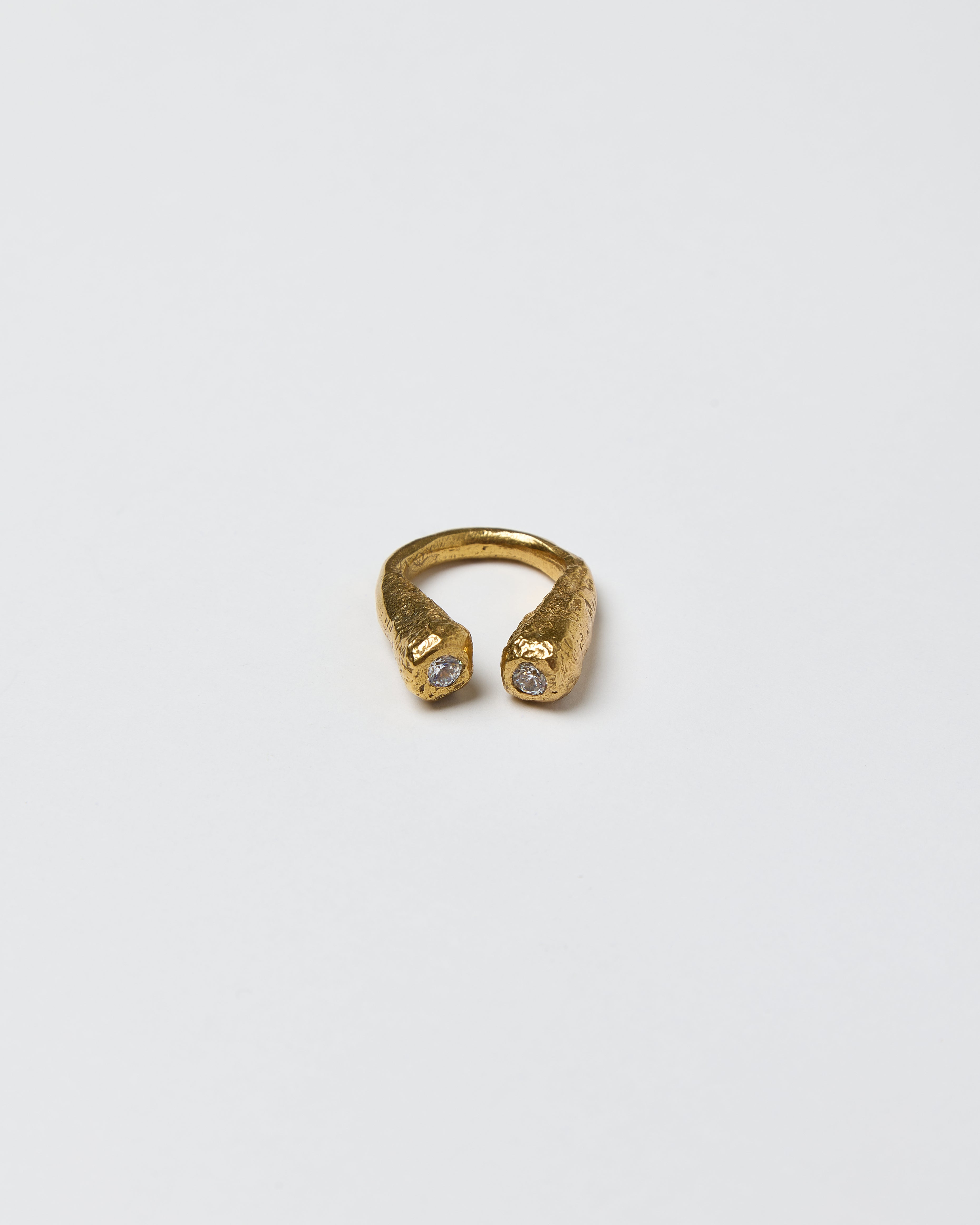 Dual Lava Ring — Gold
