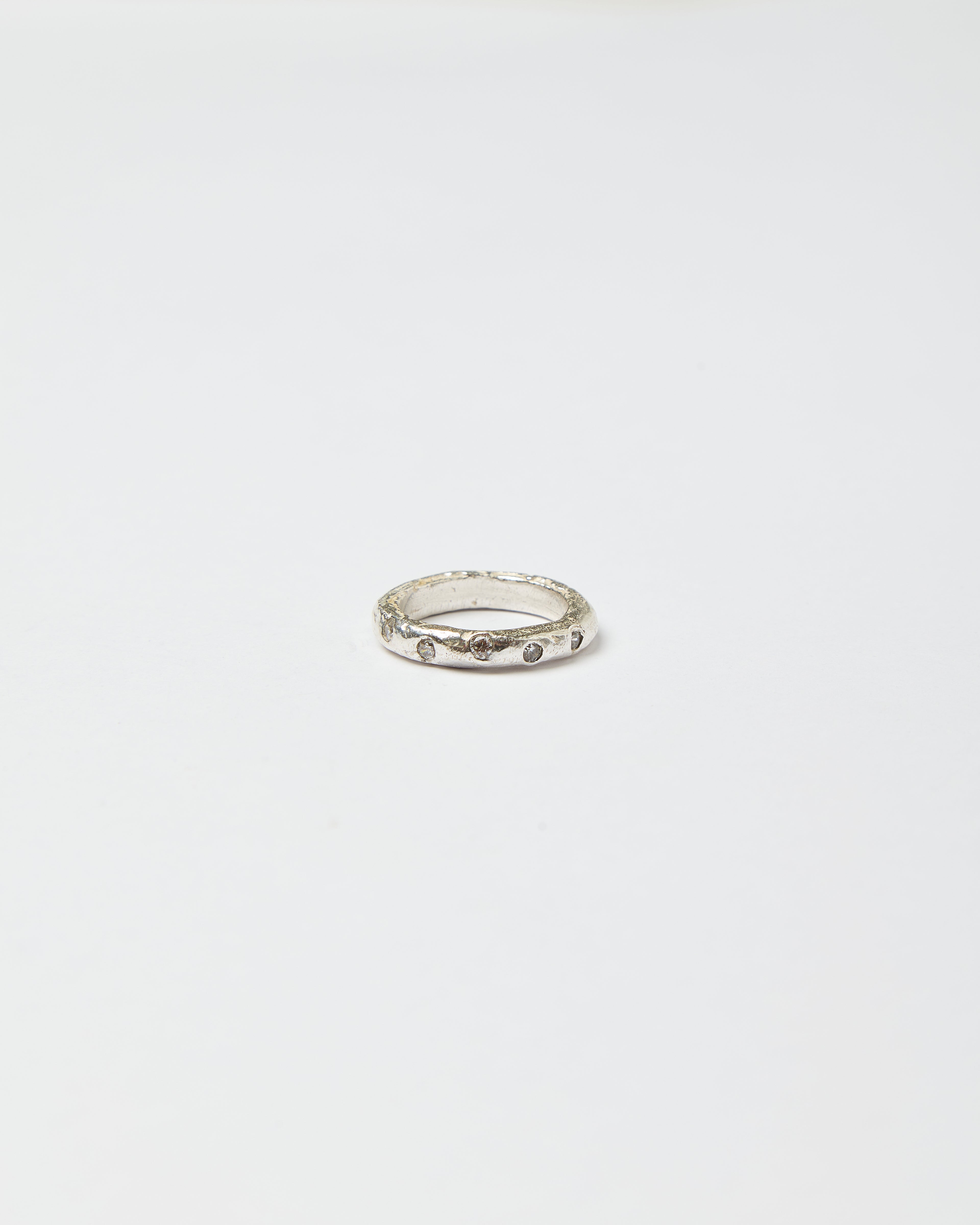 Whisper Lava Ring — Plata