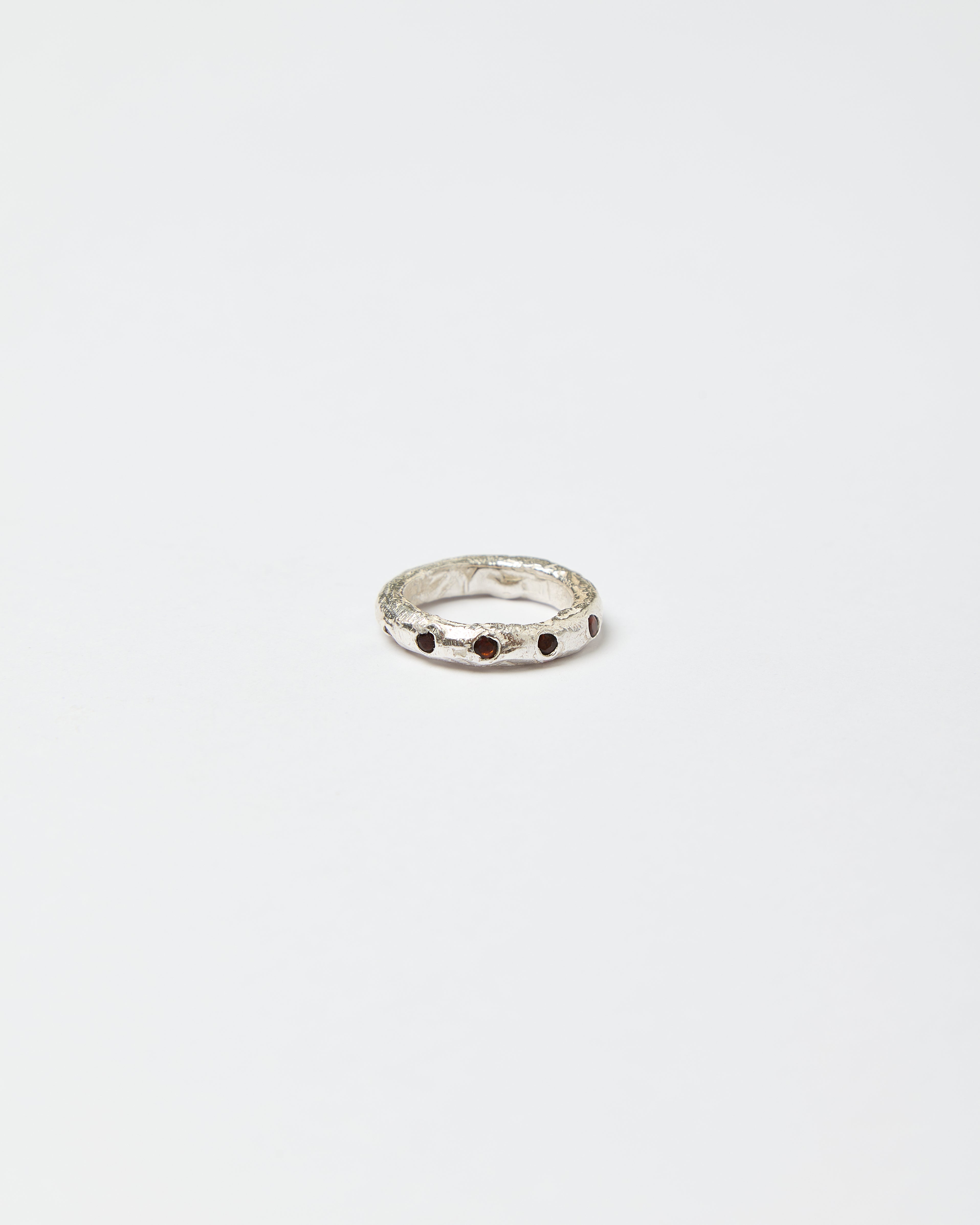 Whisper Lava Ring — Plata