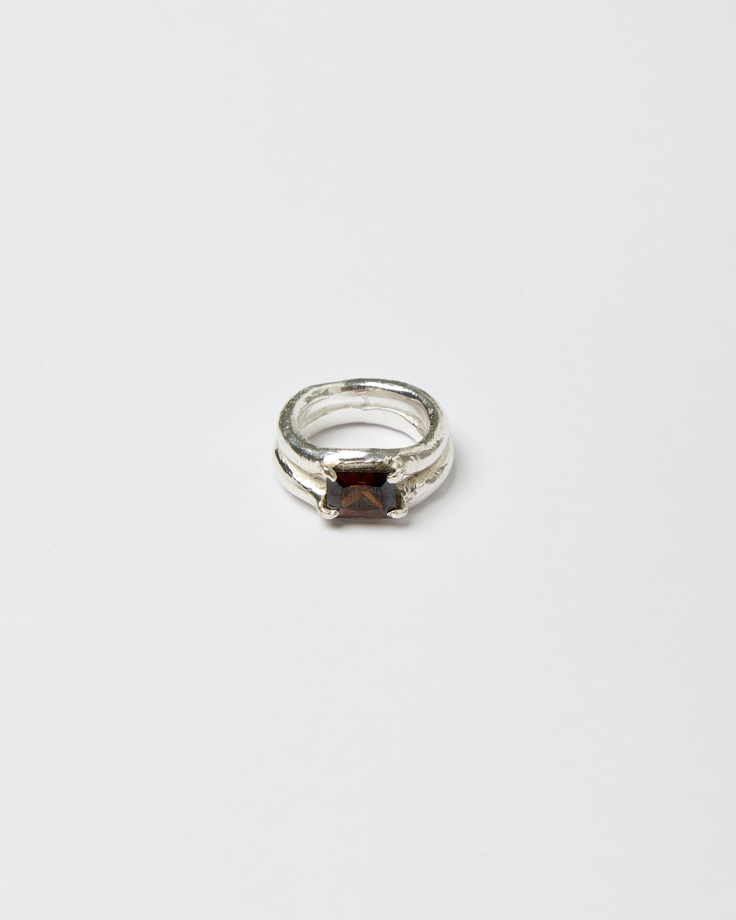 The Ring / Amber - Silver