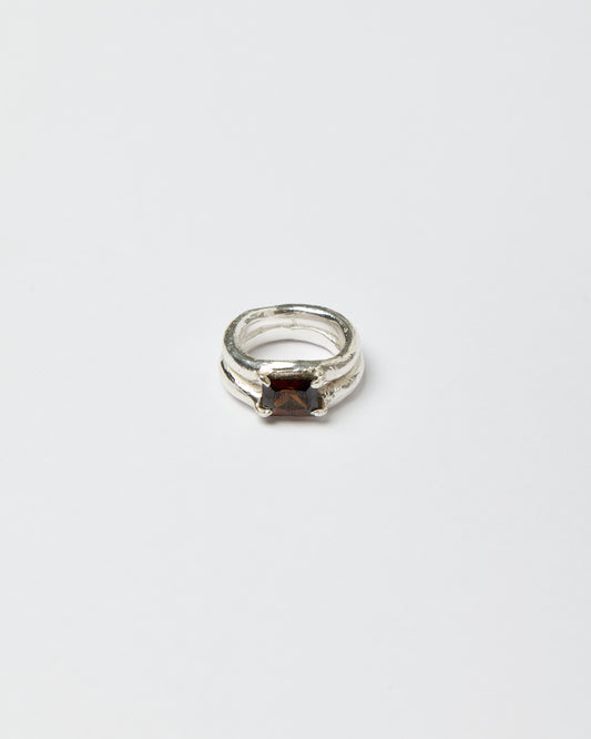 The Ring / Amber - Silver