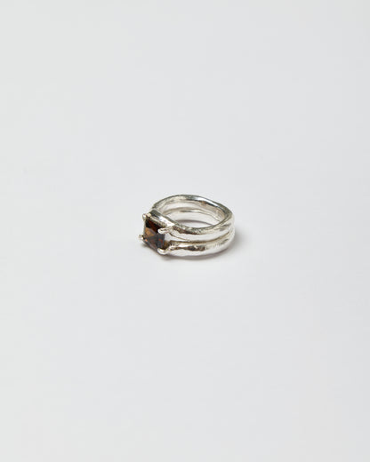 The Ring / Amber - Silver