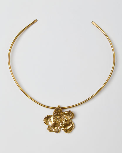 Fleur de Feu Necklace - Gold