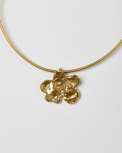 Fleur de Feu Necklace - Gold