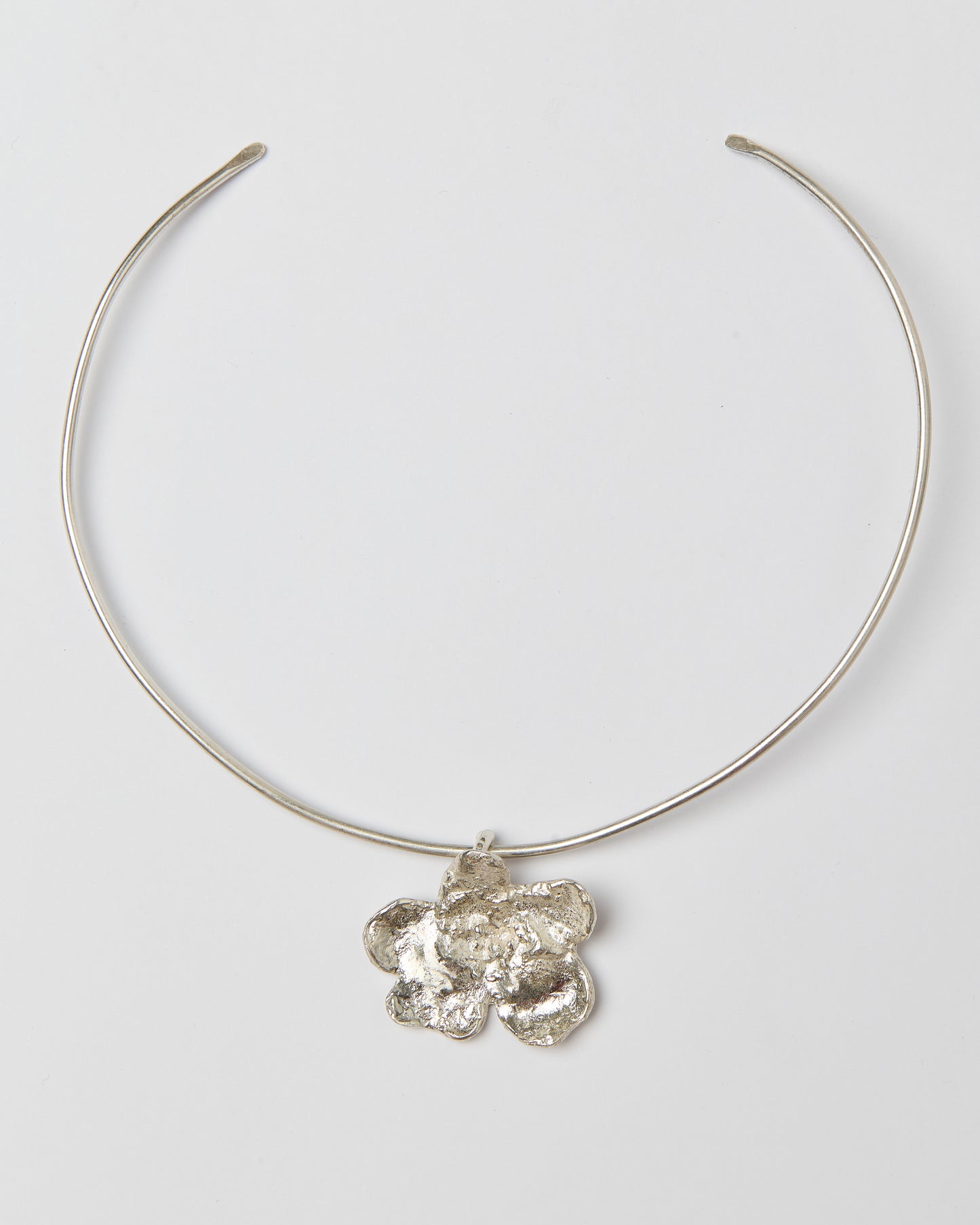 Fleur De Feu Necklace - Silver