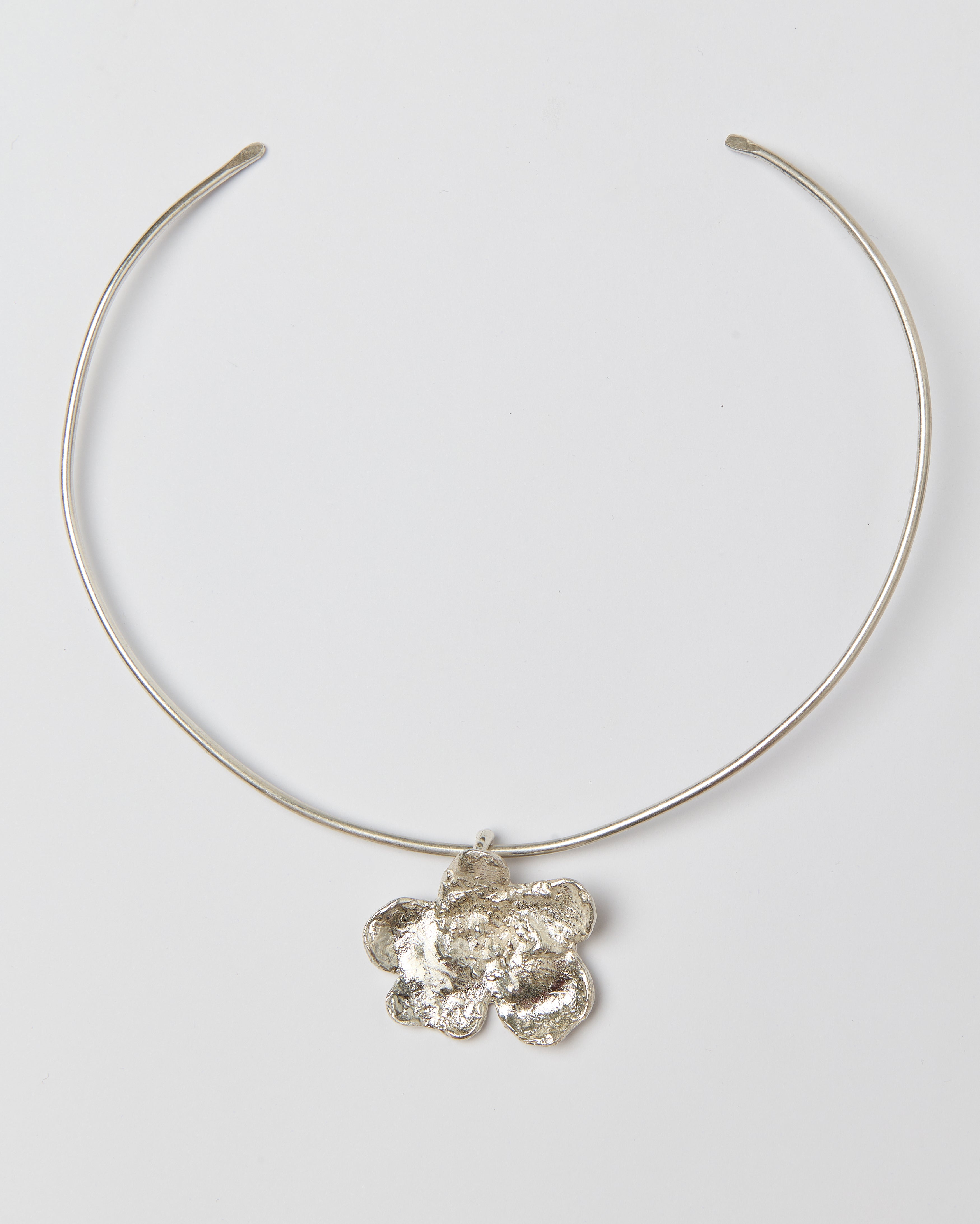 Fleur De Feu Necklace — Silver