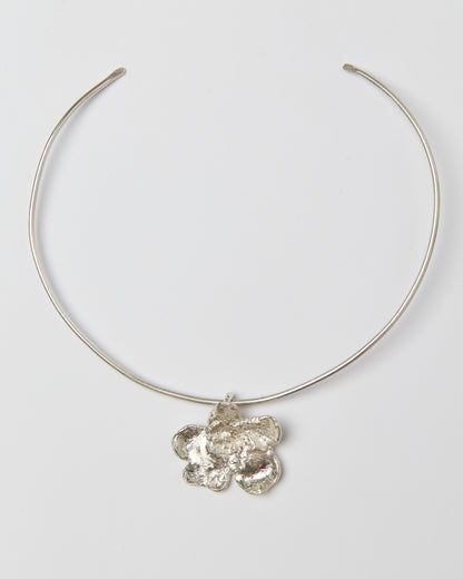 Fleur De Feu Necklace - Silver