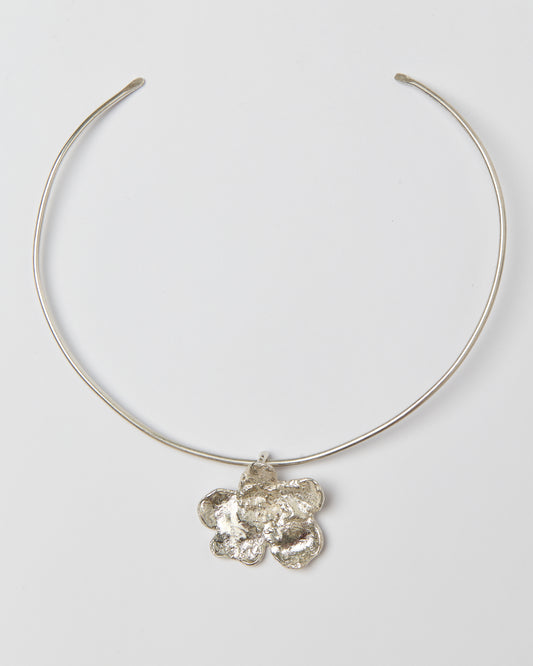 Fleur De Feu Necklace - Silver