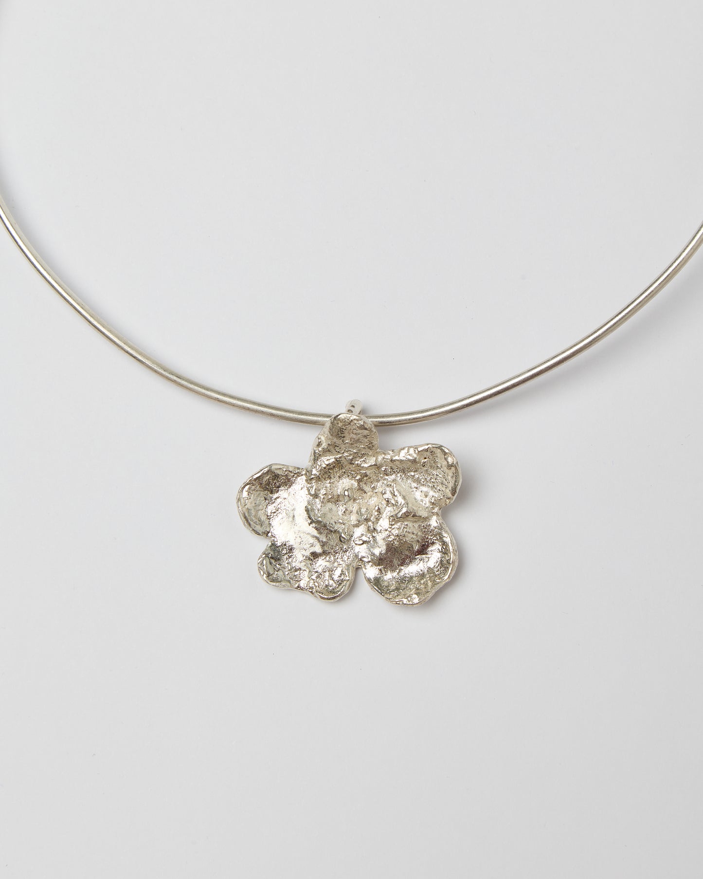 Fleur De Feu Necklace - Silver