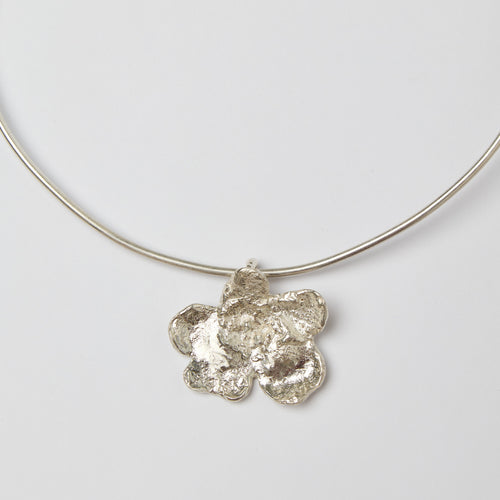 Fleur De Feu Necklace — Silver