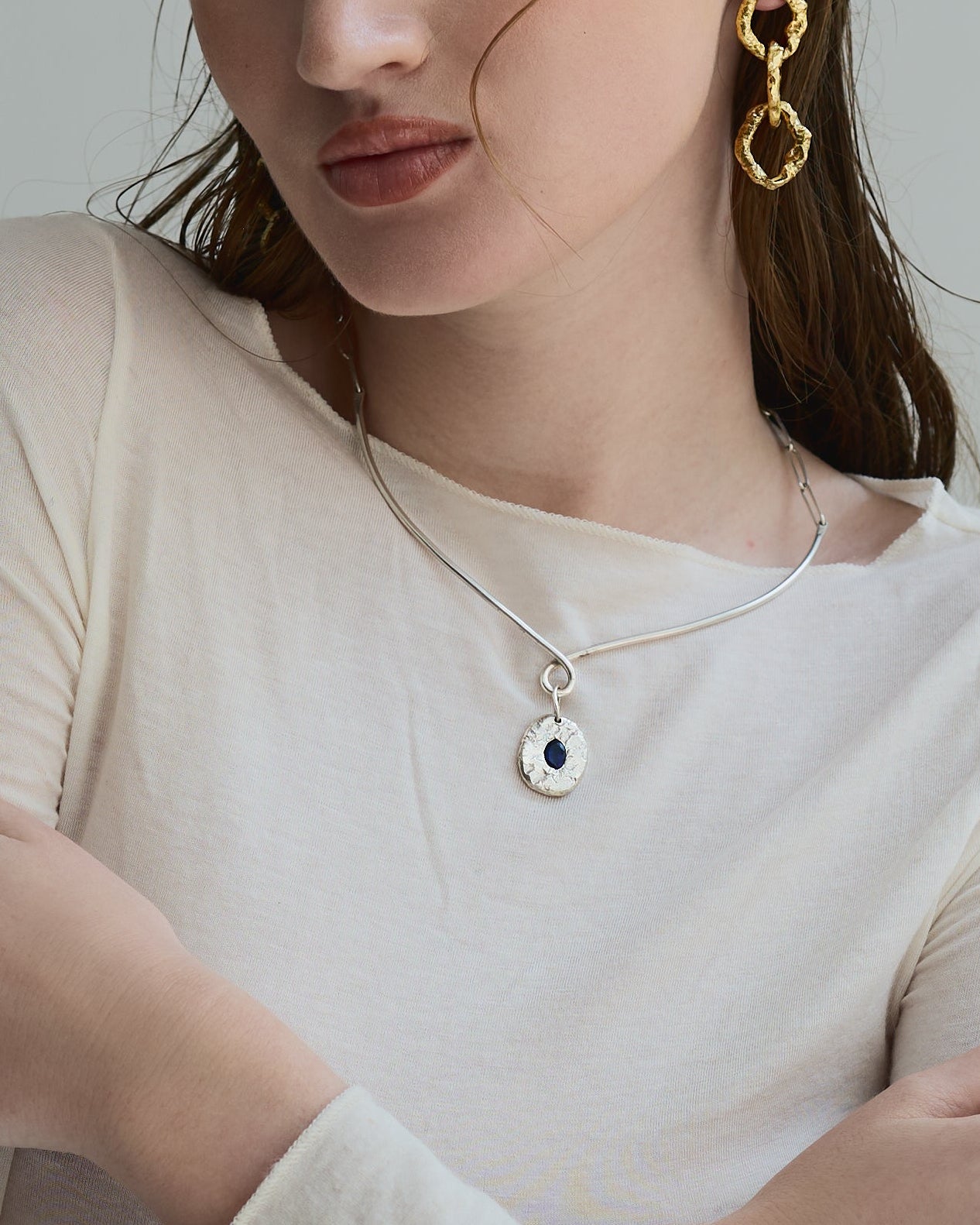 Eclipse Pendant — Gold