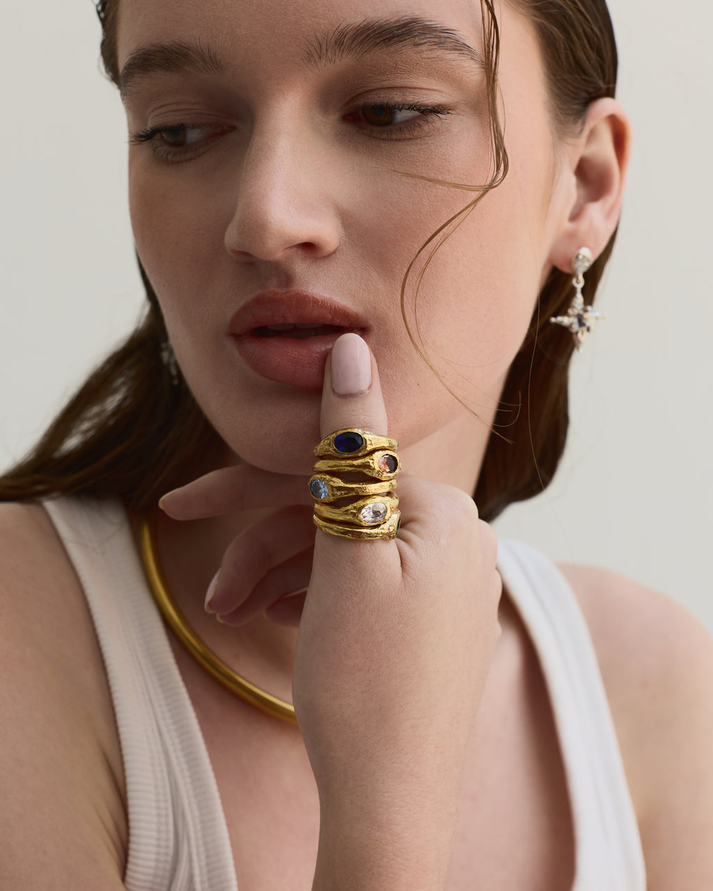 Core Lava Ring — Gold