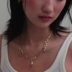 The Teardrop Necklace — Gold