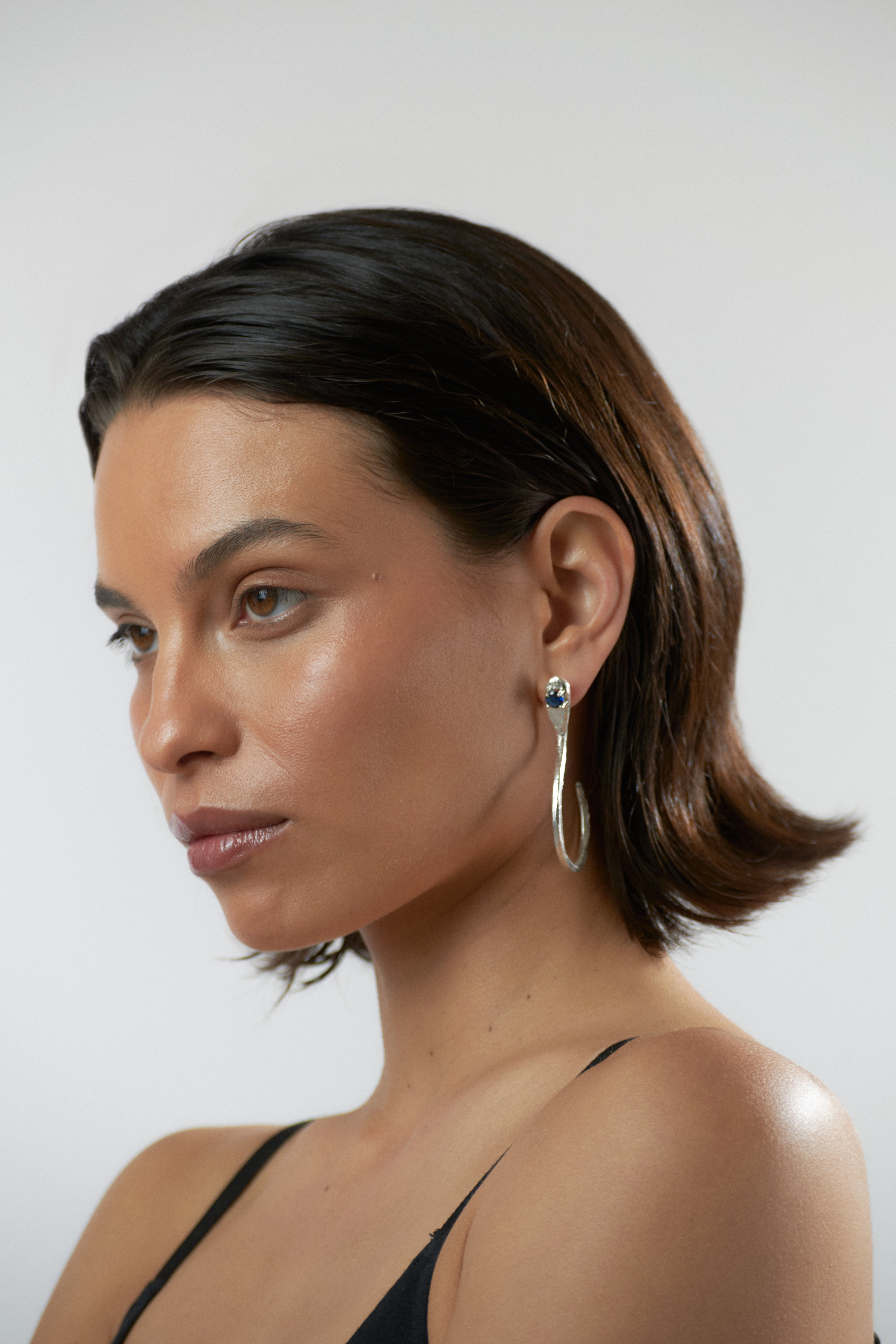 Celestial Hoops — Silver