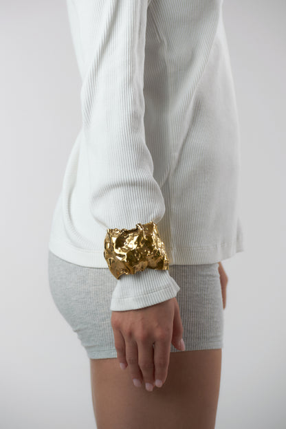 Fairy Cuff -  Bronce Enchapado en Oro