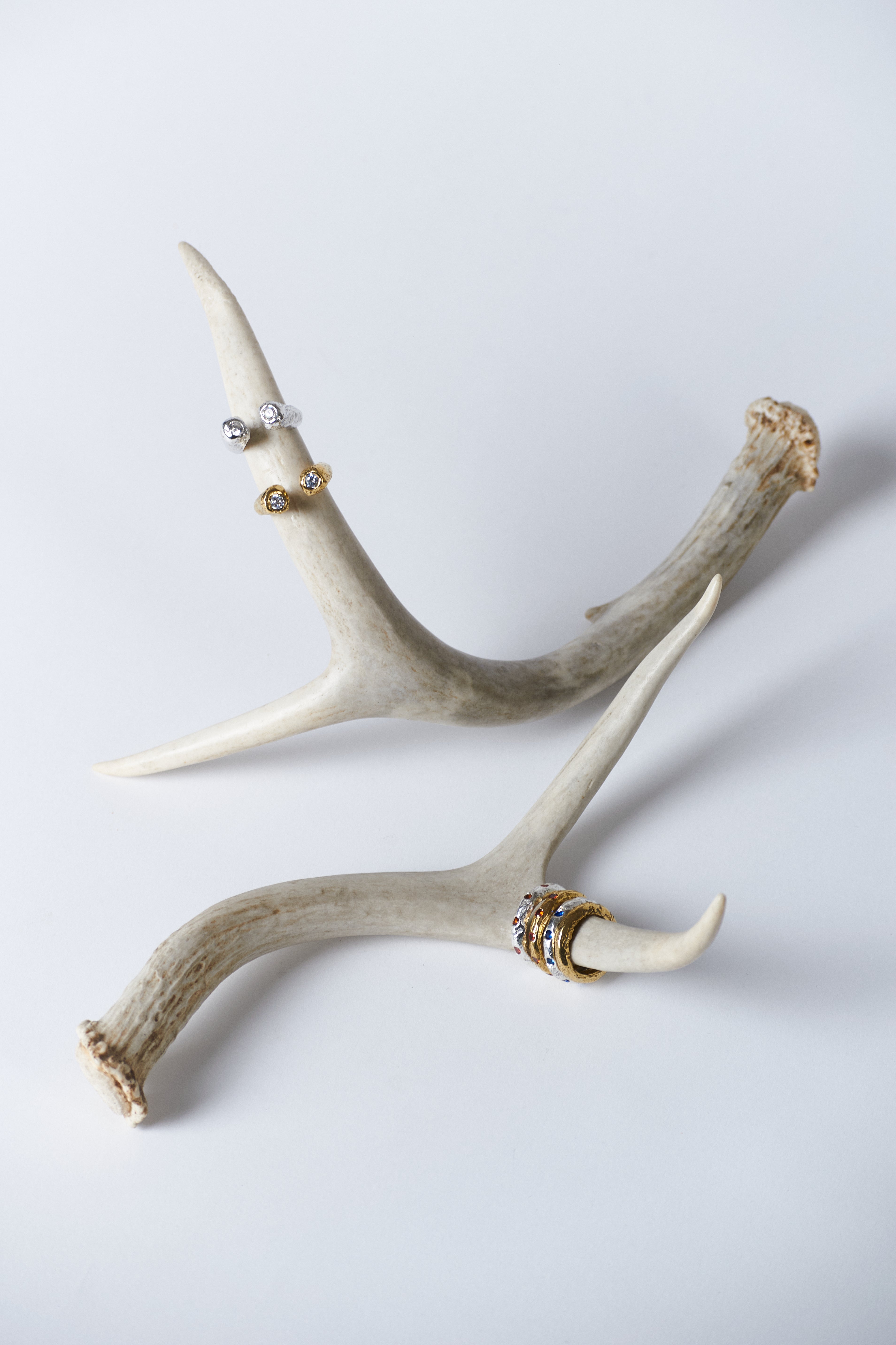 Whisper Lava Ring — Plata